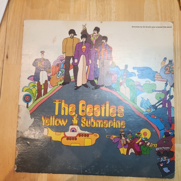 The Beatles Yellow Submarine Vinyl Record